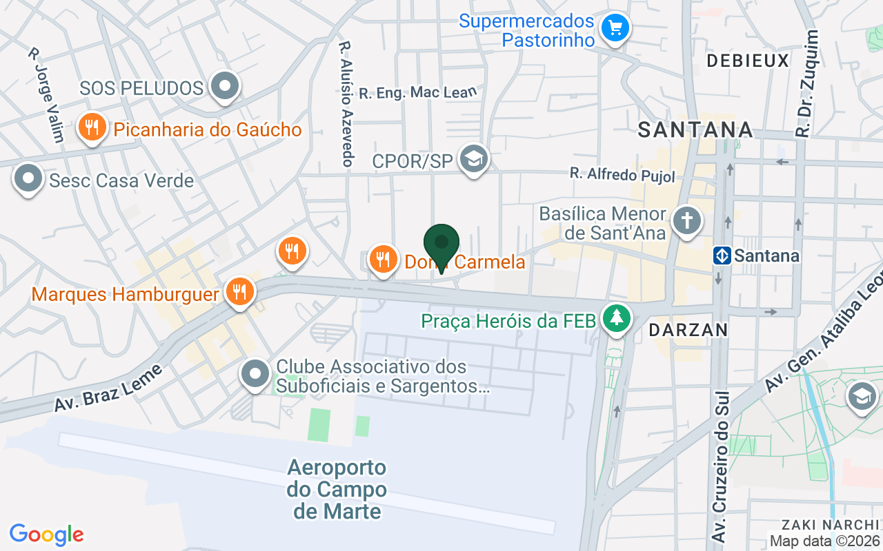 Mapa de Santana · São Paulo · SP