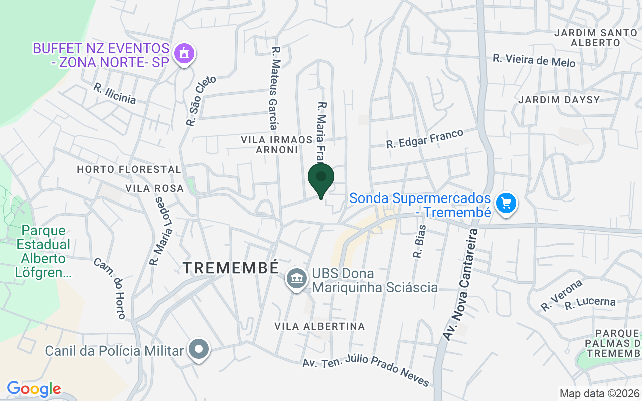 Mapa de Vila Irmãos Arnoni · São Paulo · SP