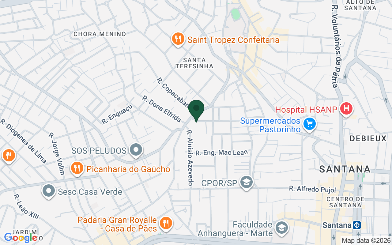 Mapa de Santana · São Paulo · SP
