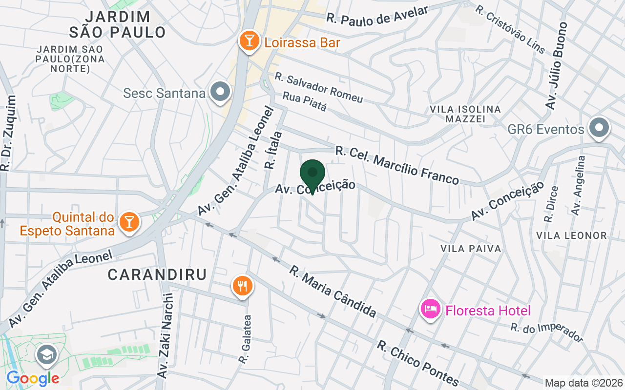 Mapa de Santana · São Paulo · SP