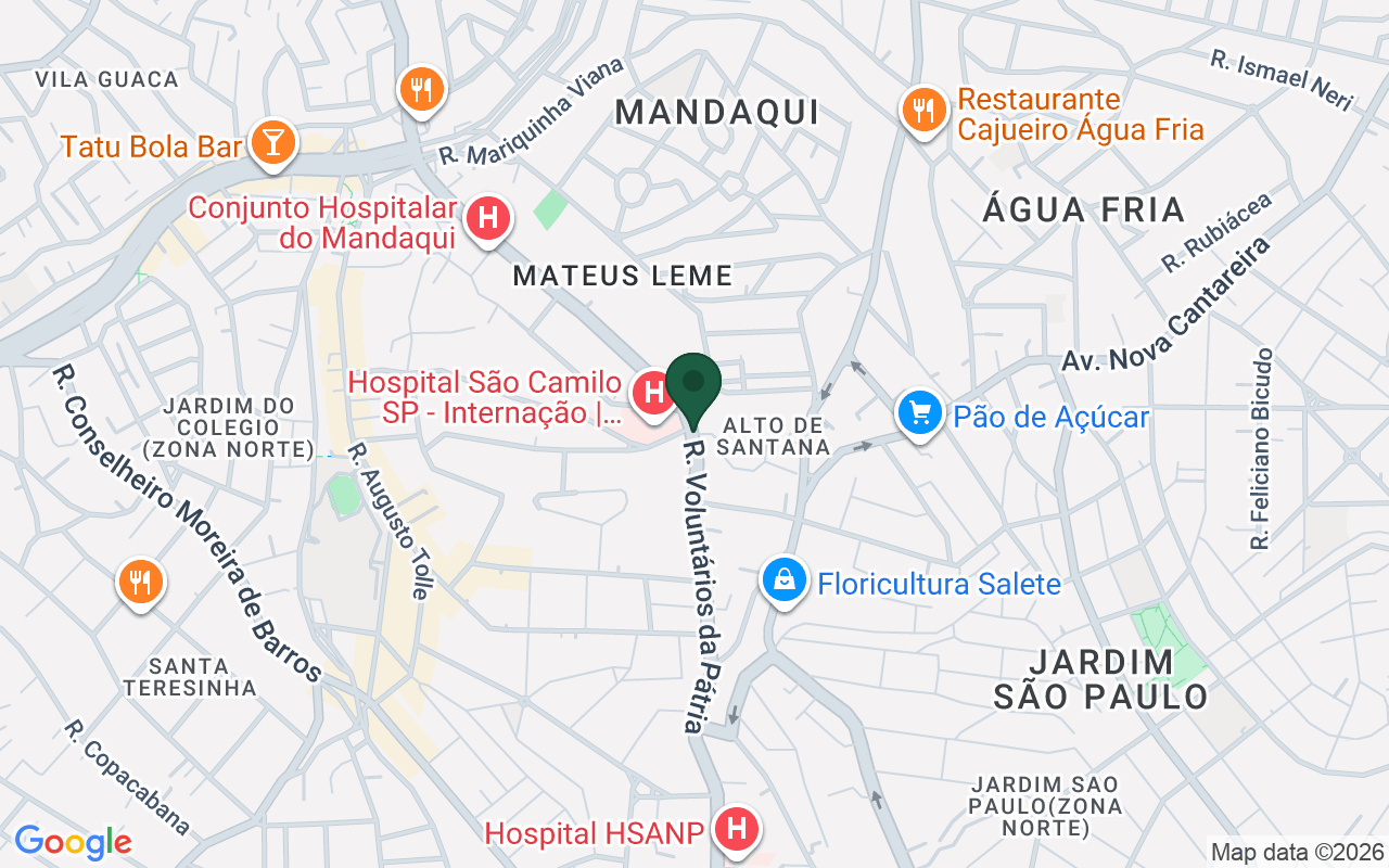 Mapa de Santana · São Paulo · SP