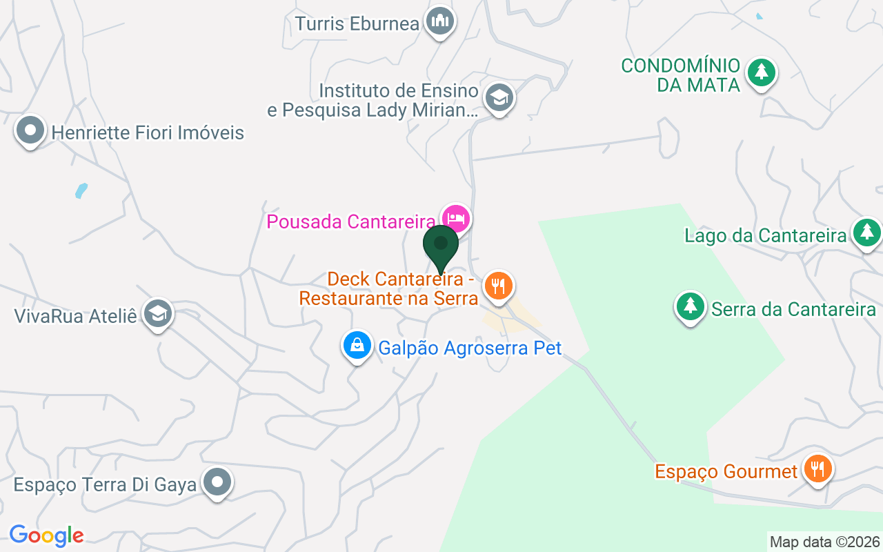 Mapa de Serra da Cantareira · Mairiporã · SP