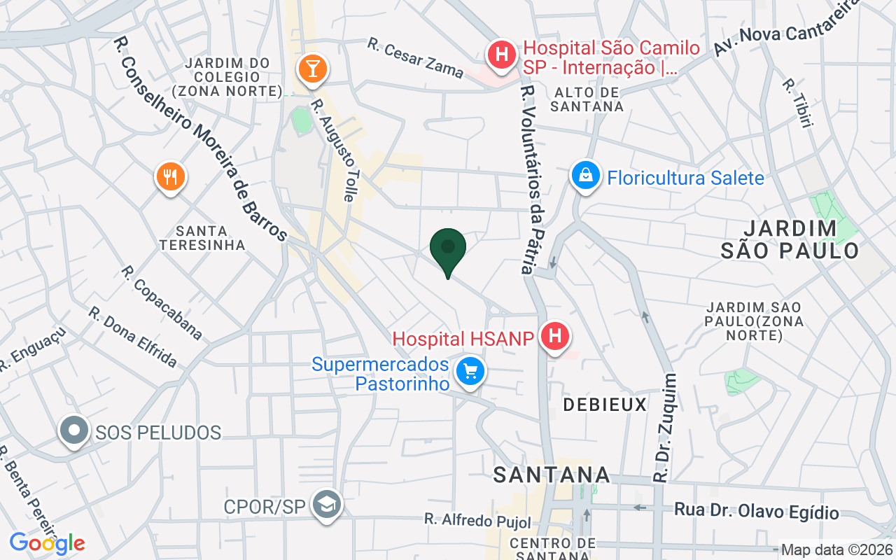 Mapa de Santana · São Paulo · SP