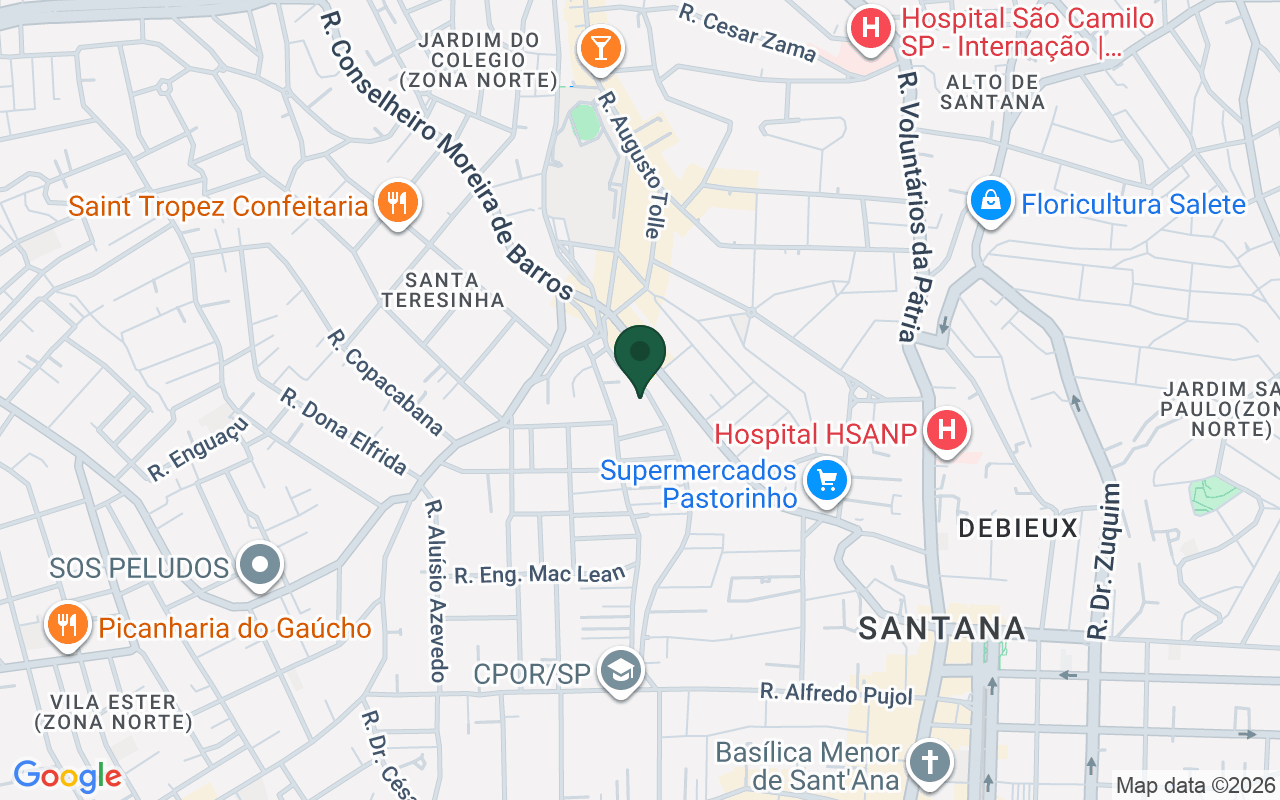 Mapa de Santana · São Paulo · SP
