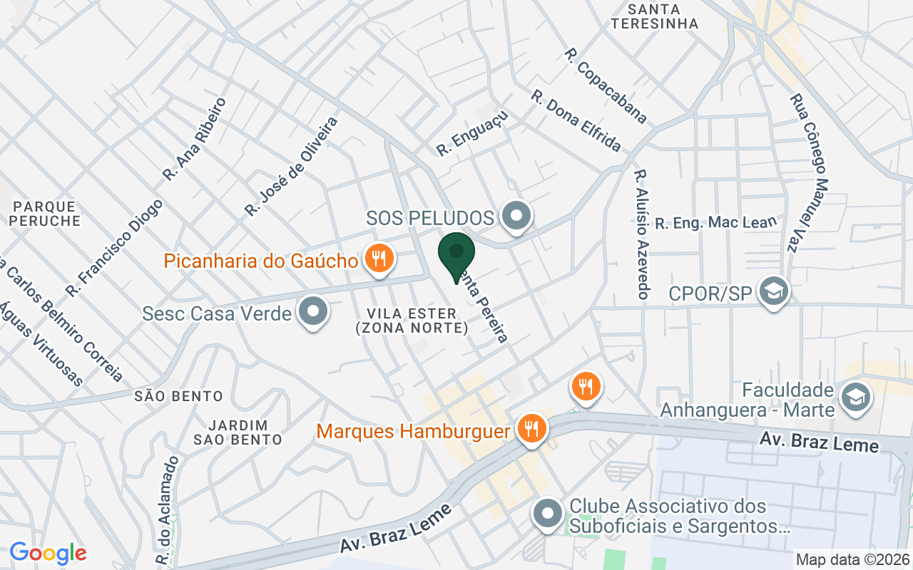 Mapa de Santa Teresinha · São Paulo · SP