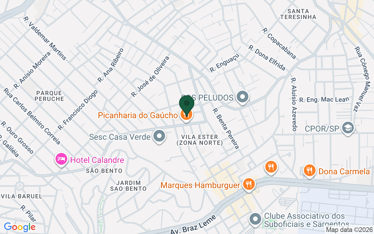 Mapa de Vila Ester (Zona Norte) · São Paulo · SP
