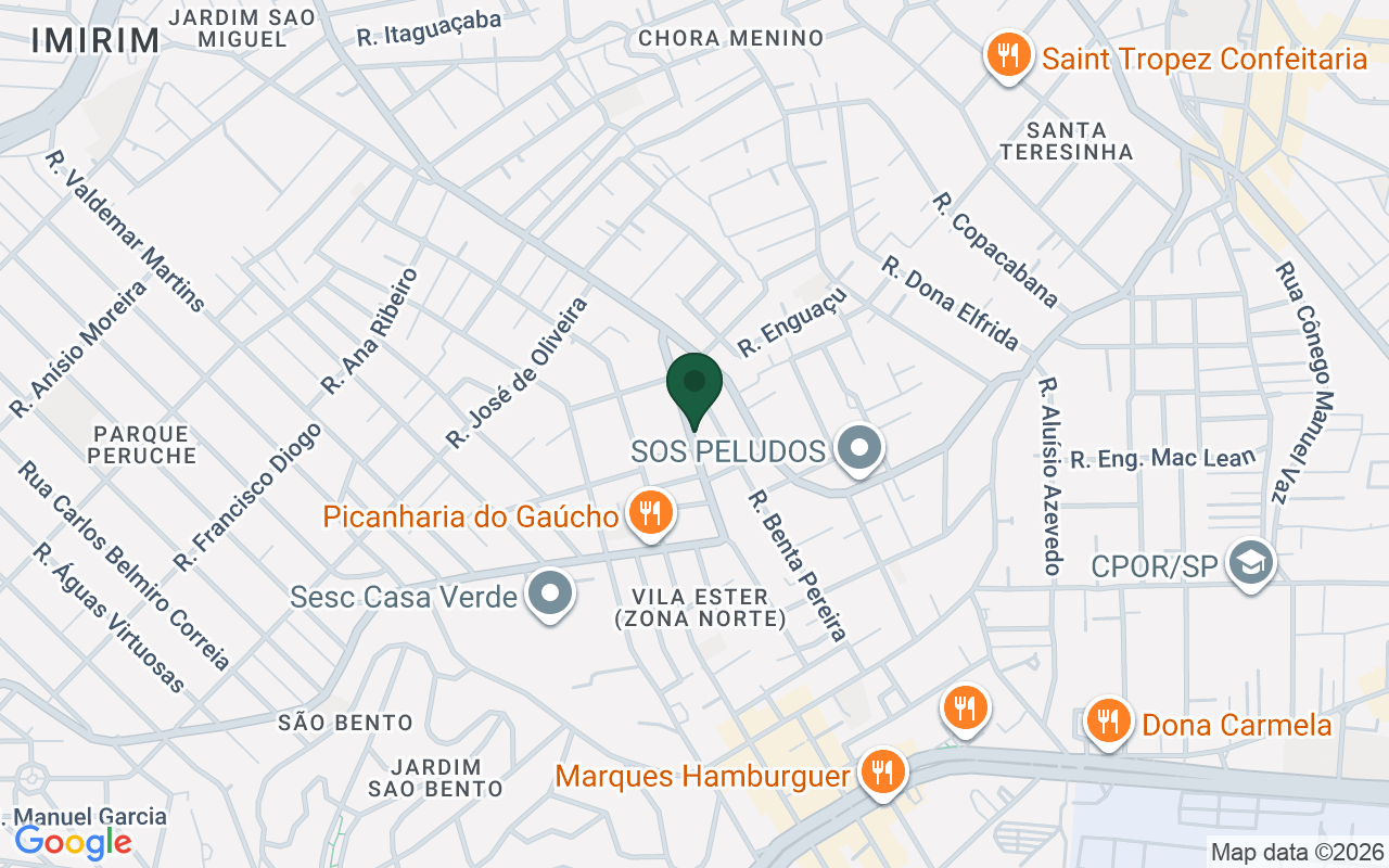Mapa de Santa Teresinha · São Paulo · SP