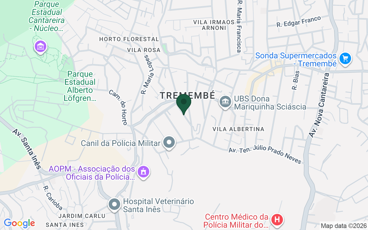 Mapa de Tremembé · São Paulo · SP