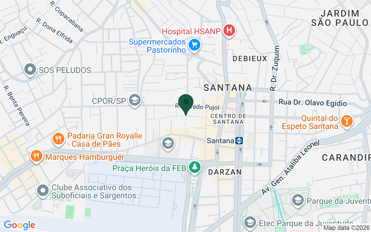 Mapa de Santana · São Paulo · SP