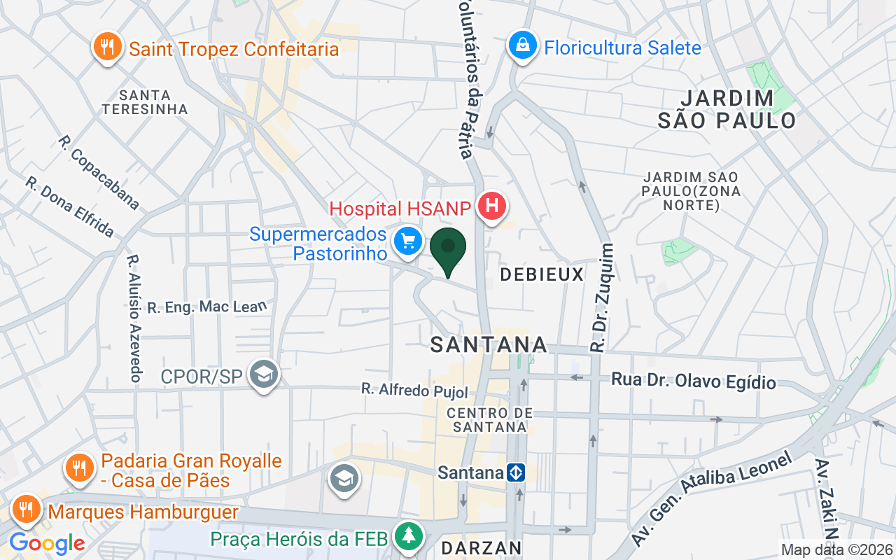 Mapa de Santana · São Paulo · SP