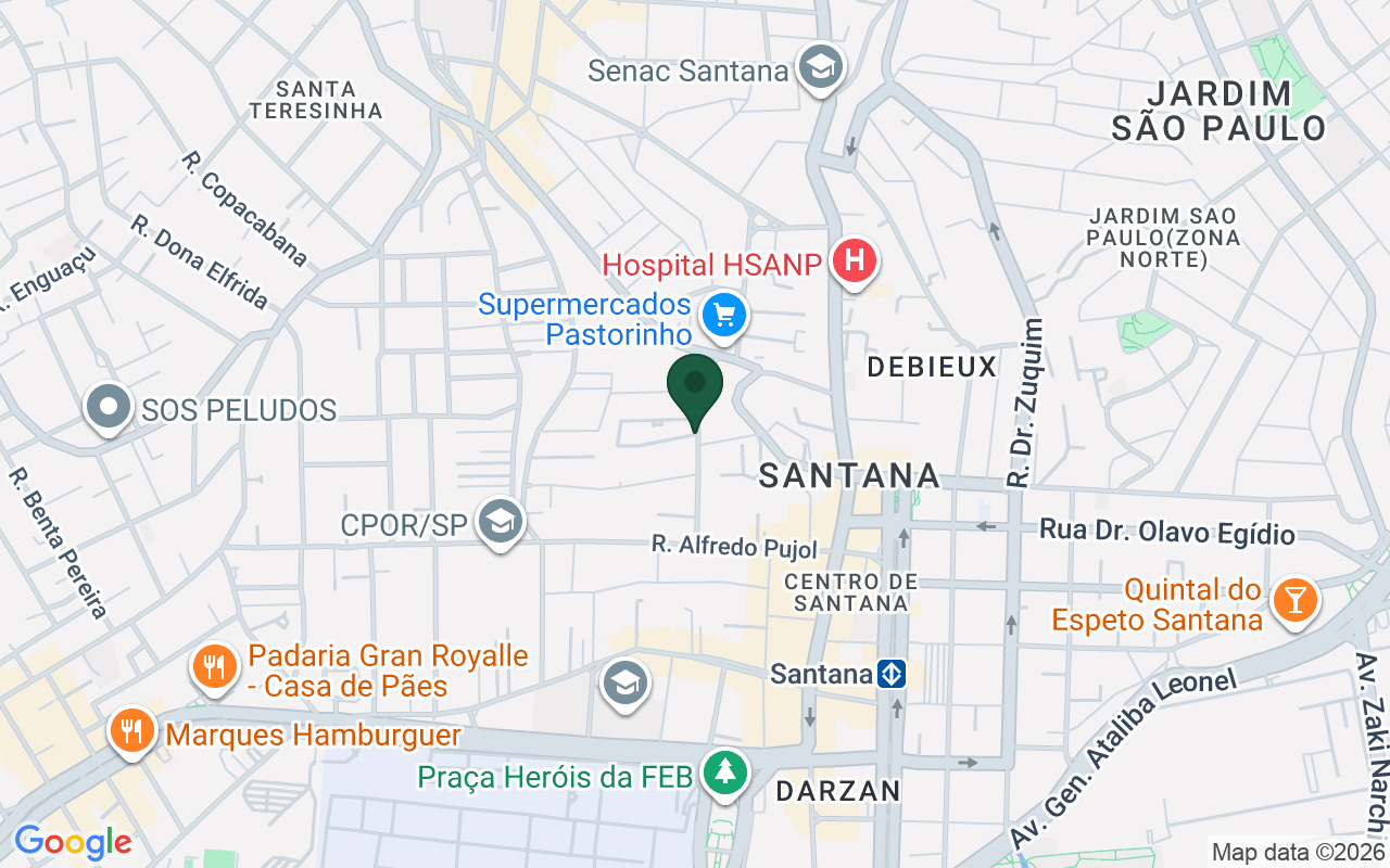 Mapa de Santana · São Paulo · SP
