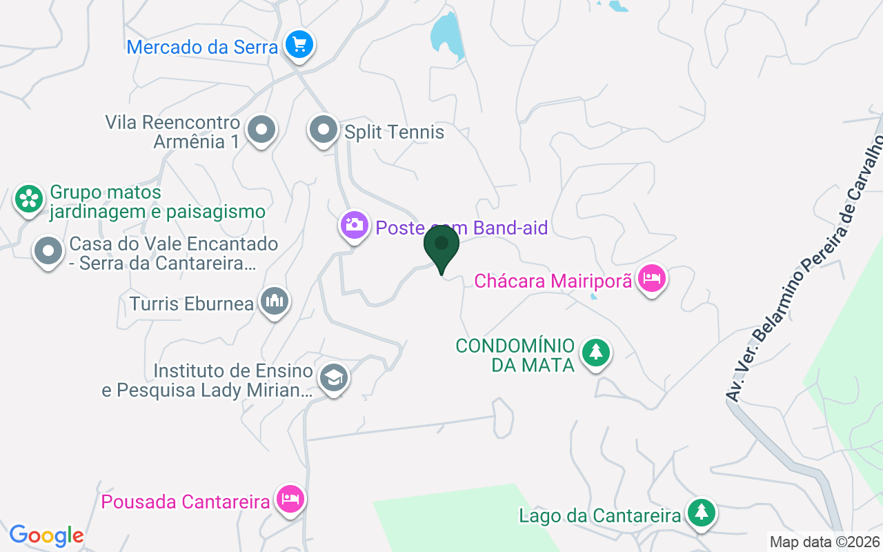 Mapa de Serra da Cantareira · Mairiporã · SP