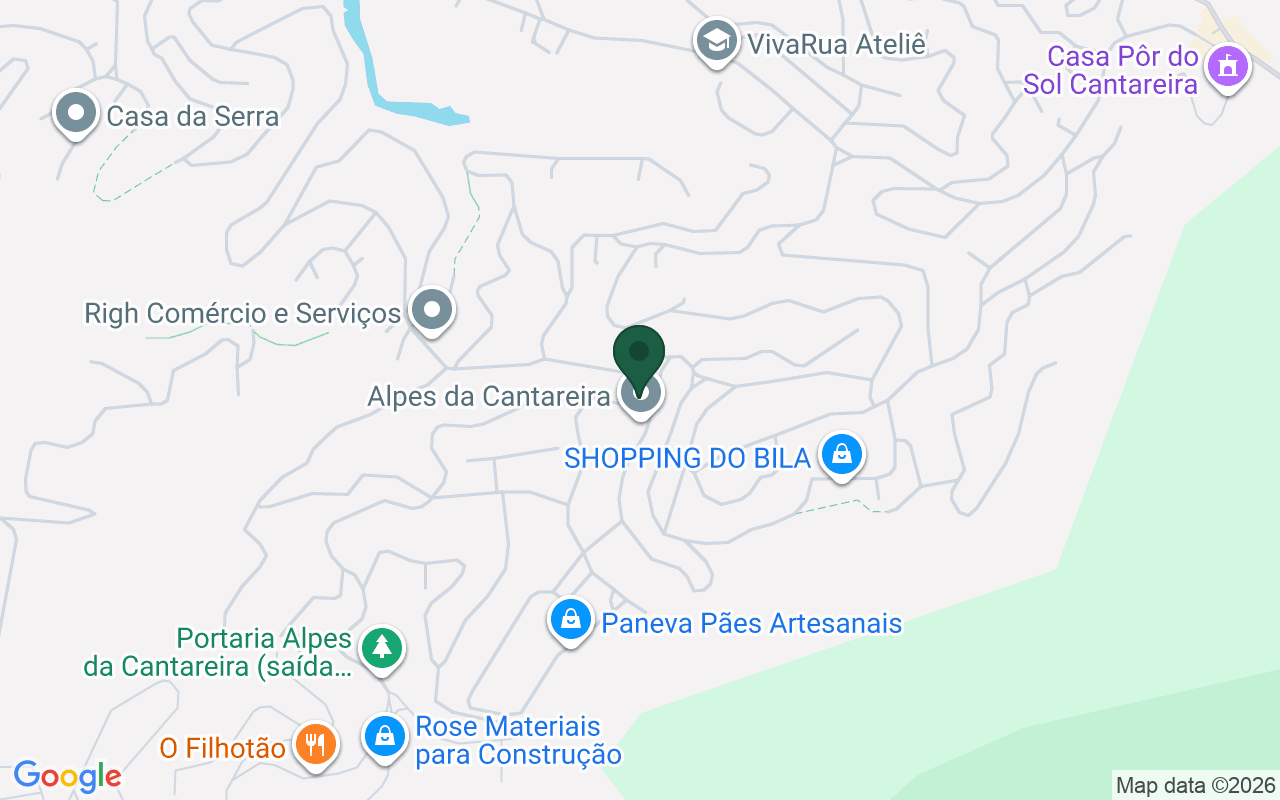 Mapa de Caraguatá · Mairiporã · SP