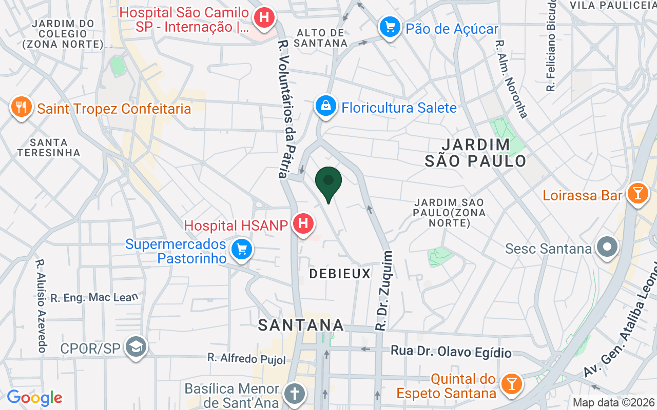 Mapa de Santana · São Paulo · SP