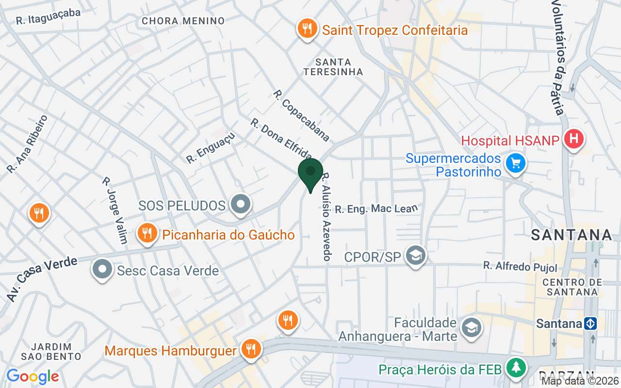 Mapa de Santana · São Paulo · SP