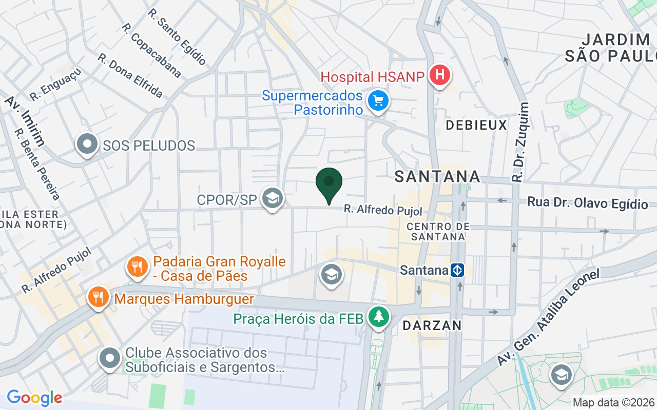 Mapa de Santana · São Paulo · SP