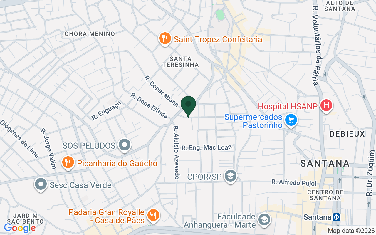 Mapa de Santana · São Paulo · SP