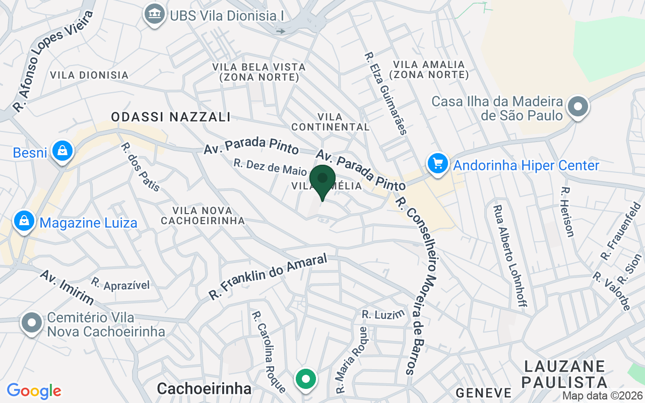 Mapa de Horto Florestal · São Paulo · SP