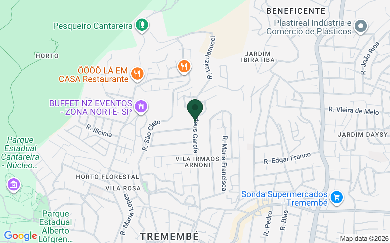 Mapa de Vila Irmãos Arnoni · São Paulo · SP