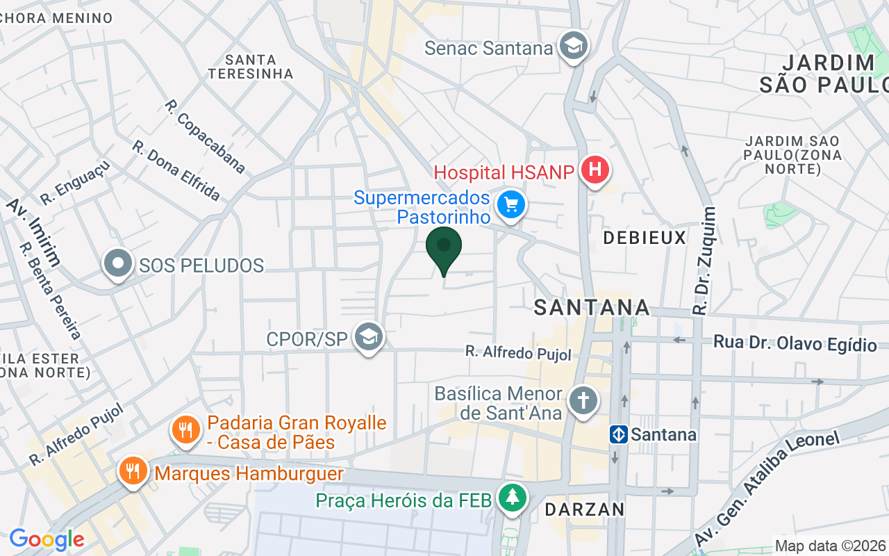Mapa de Santana · São Paulo · SP