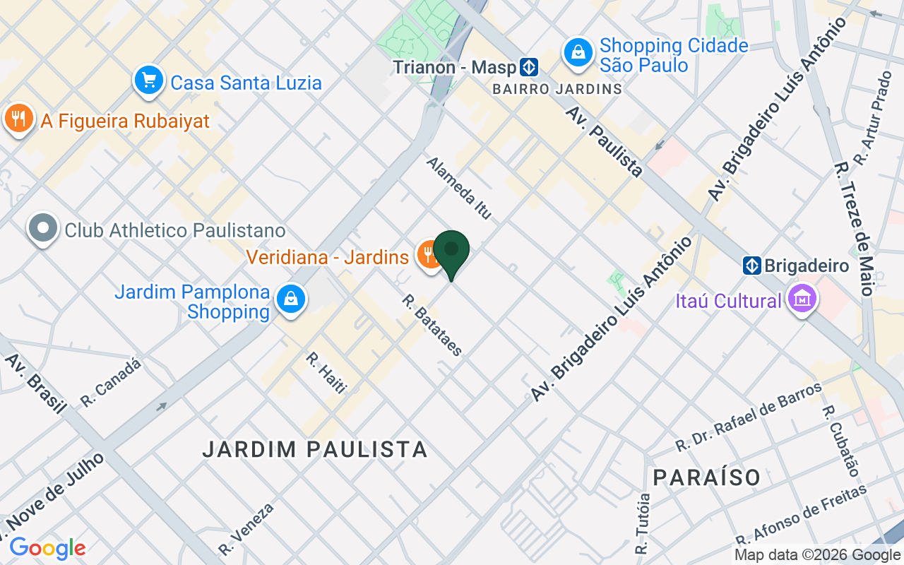 Mapa de Jardim Paulista · São Paulo · SP