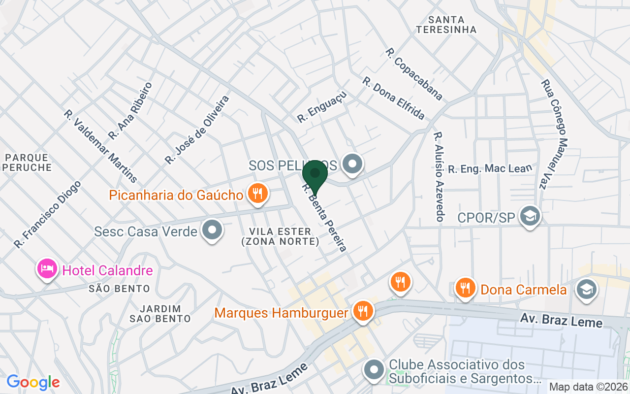 Mapa de Santa Teresinha · São Paulo · SP