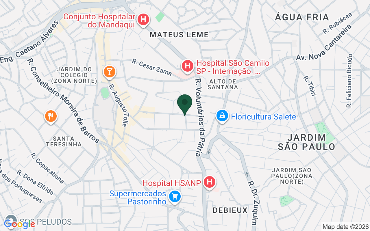 Mapa de Santana · São Paulo · SP