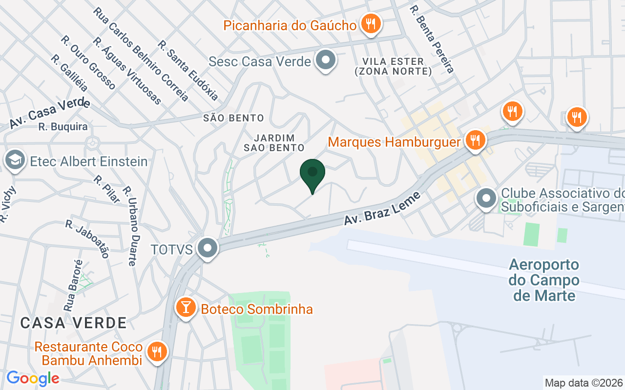 Mapa de Jardim São Bento · São Paulo · SP