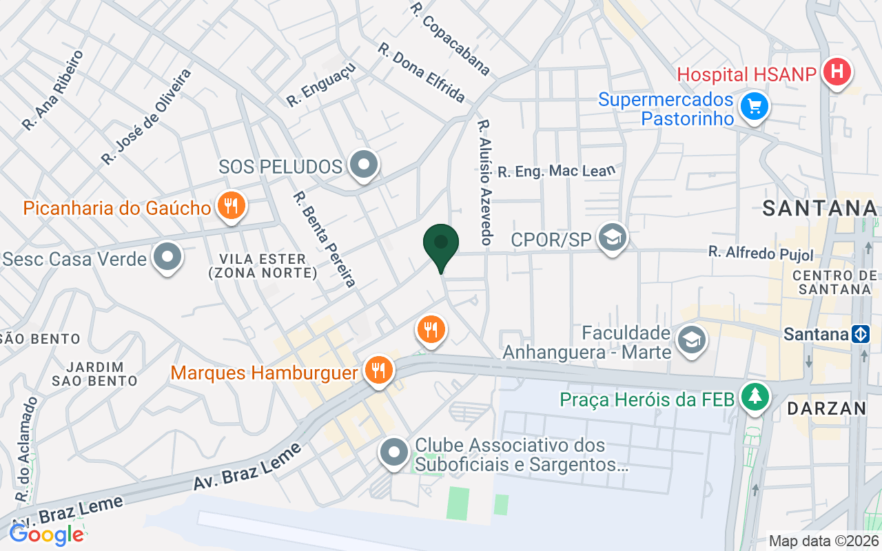 Mapa de Santana · São Paulo · SP
