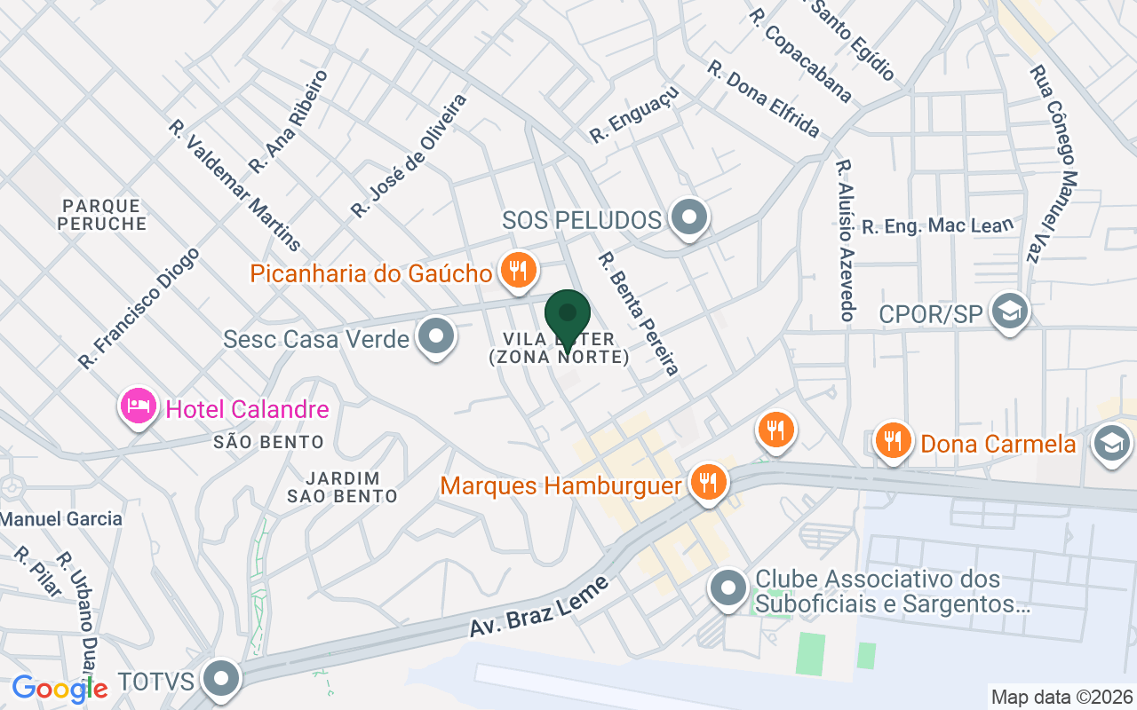 Mapa de Vila Ester (Zona Norte) · São Paulo · SP
