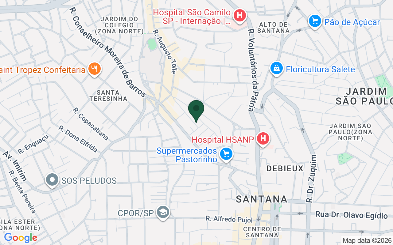 Mapa de Santana · São Paulo · SP