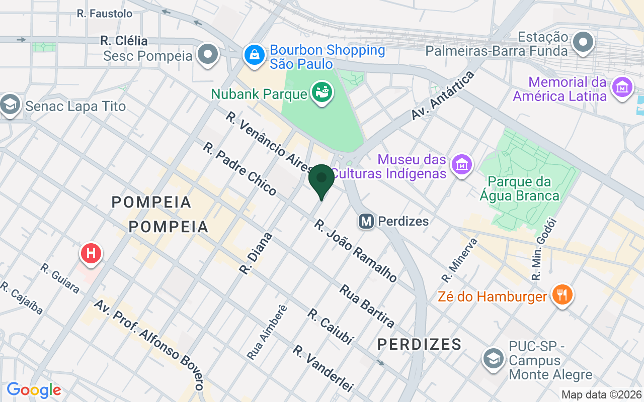 Mapa de Perdizes · São Paulo · SP