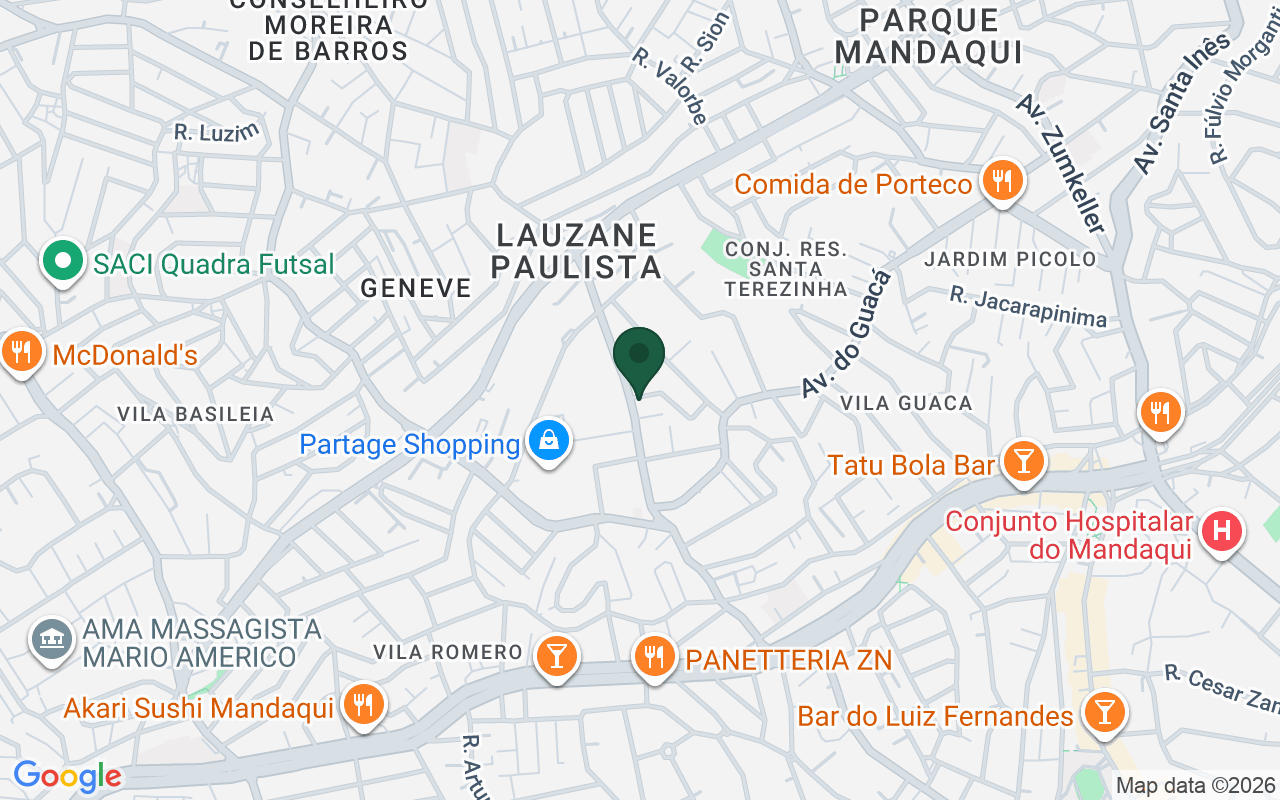 Mapa de Lauzane Paulista · São Paulo · SP