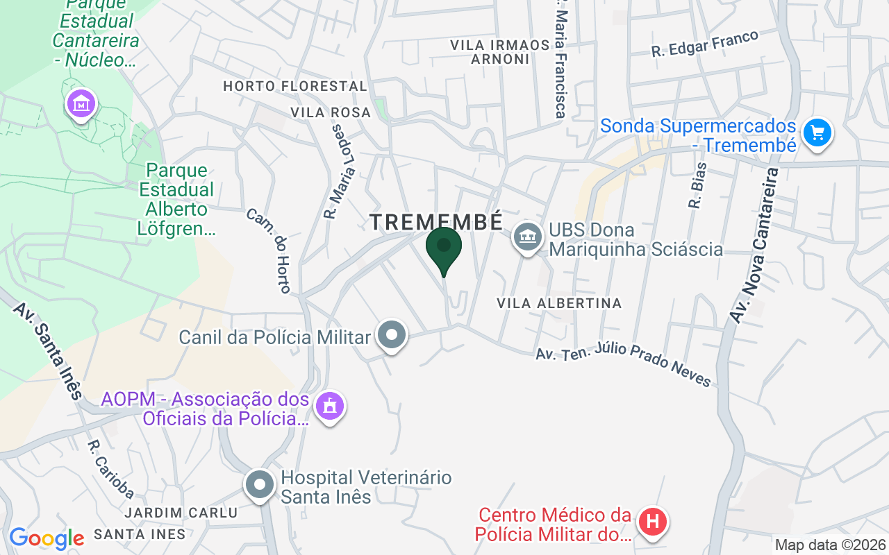 Mapa de Tremembé · São Paulo · SP