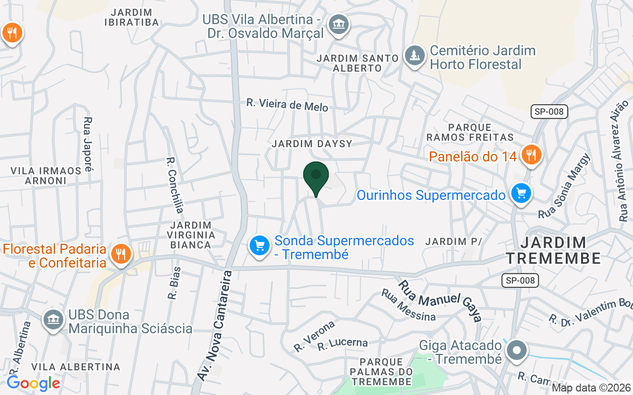 Mapa de Jardim Virginia Bianca · São Paulo · SP