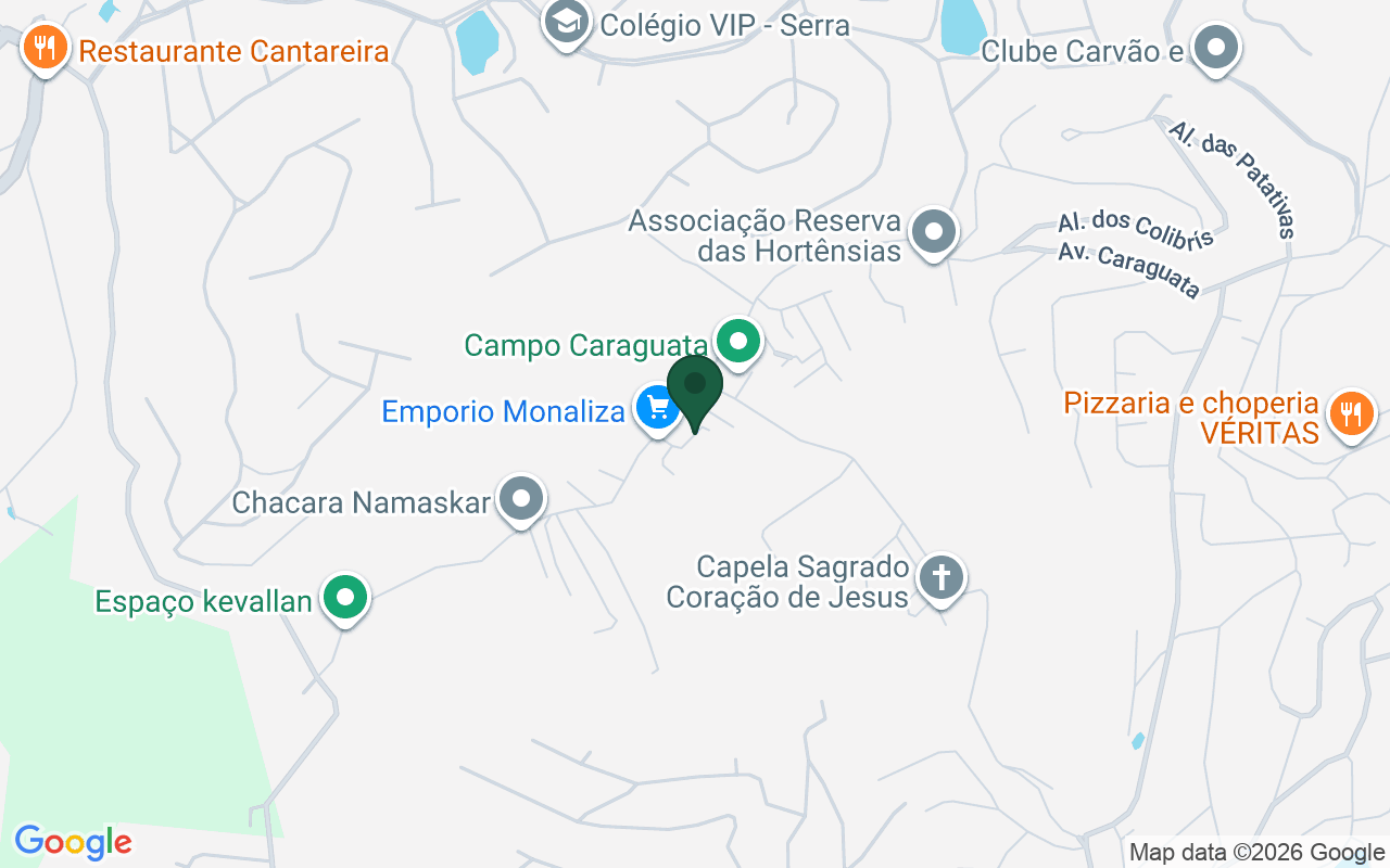 Mapa de Caraguatá · Mairiporã · SP
