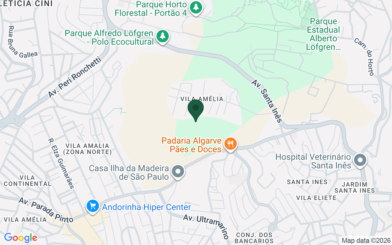 Mapa de Horto Florestal · São Paulo · SP
